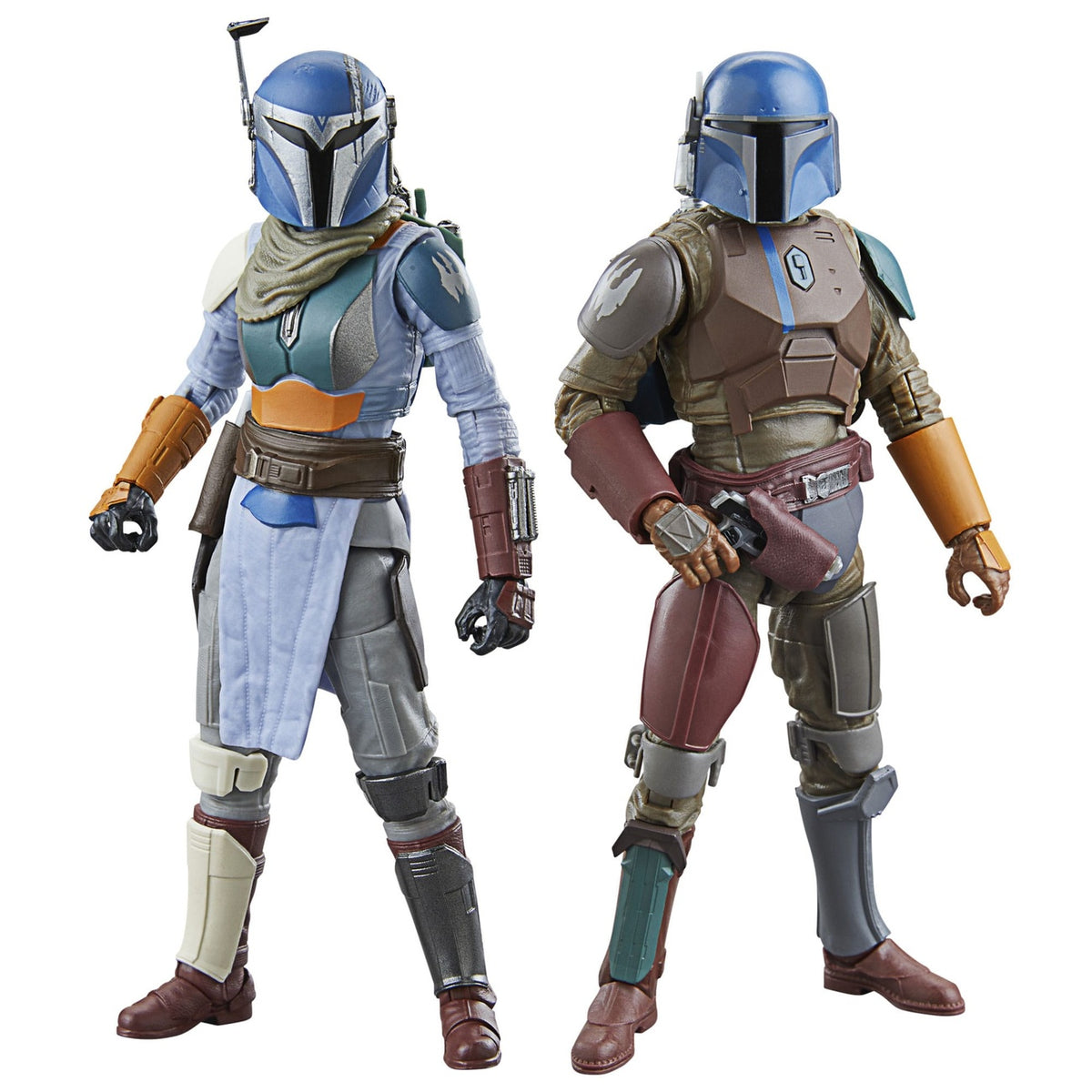 Produktbild Star Wars: The Mandalorian Black Series Actionfiguren 2er-Pack Mandalorian Shriek-Hawk Trainers 15 cm
