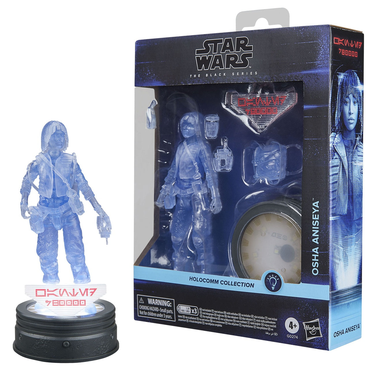 Produktbild Star Wars Black Series Holocomm Collection Actionfigur Osha Aniseya 15 cm