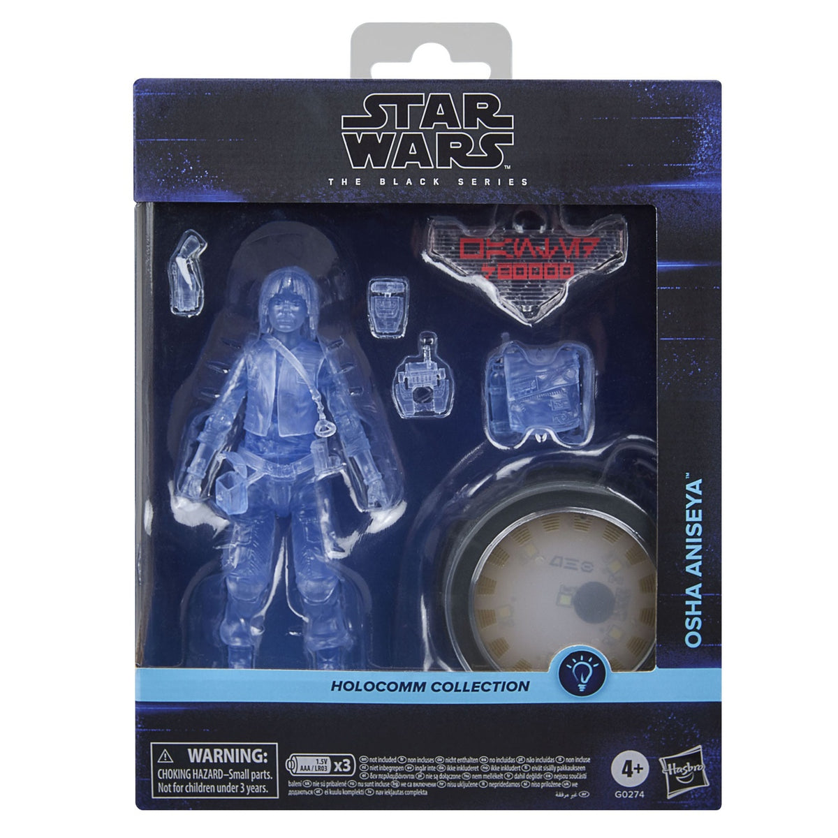 Produktbild Star Wars Black Series Holocomm Collection Actionfigur Osha Aniseya 15 cm