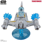 Produktbild Star Wars x Transformers Actionfigur The Mandalorian / N-1 Starfighter 19 cm