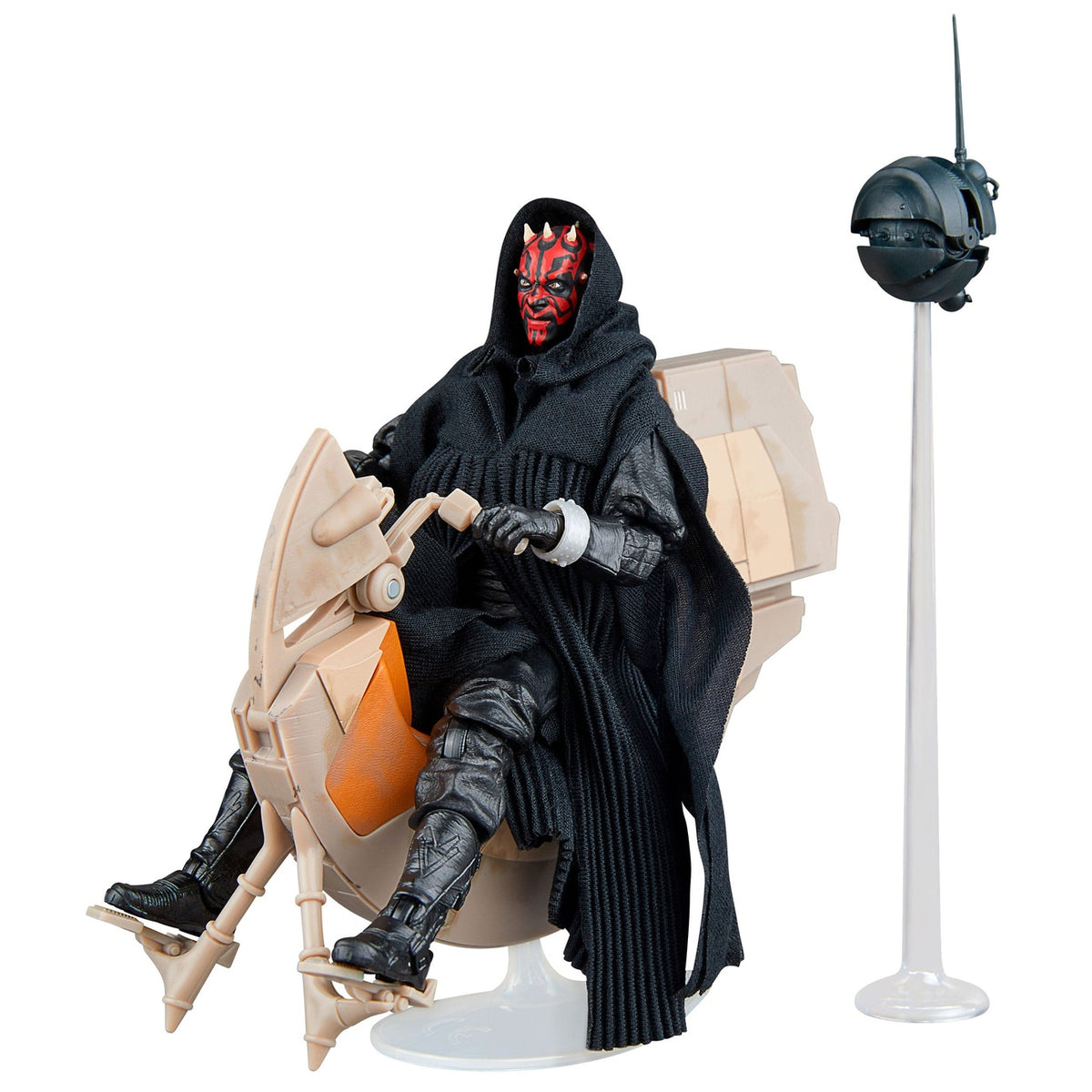 Produktbild Star Wars Episode I Black Series Fahrzeug mit Actionfigur Darth Maul & Sith Speeder 25th Anniversary