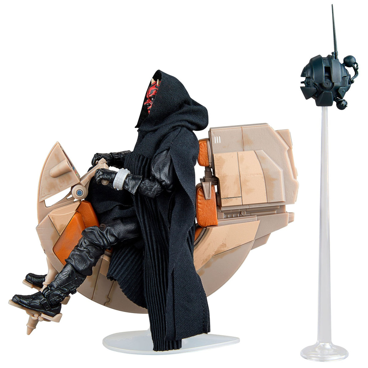 Produktbild Star Wars Episode I Black Series Fahrzeug mit Actionfigur Darth Maul & Sith Speeder 25th Anniversary
