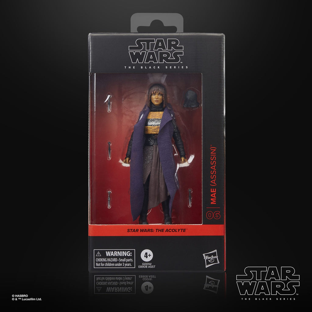 Produktbild Star Wars: The Acolyte Black Series Actionfigur Mae (Assassin) 15 cm