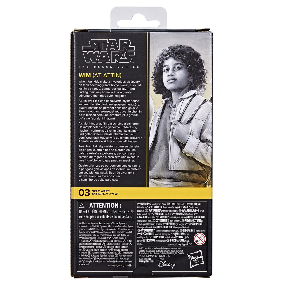 Produktbild Star Wars: Skeleton Crew Black Series Actionfigur Wim (At Attin) 15 cm
