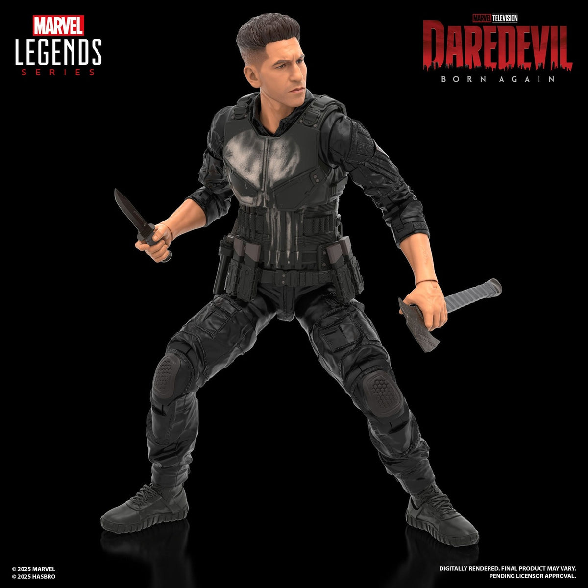 Produktbild Daredevil: Born Again Marvel Legends Actionfigur Punisher 15 cm