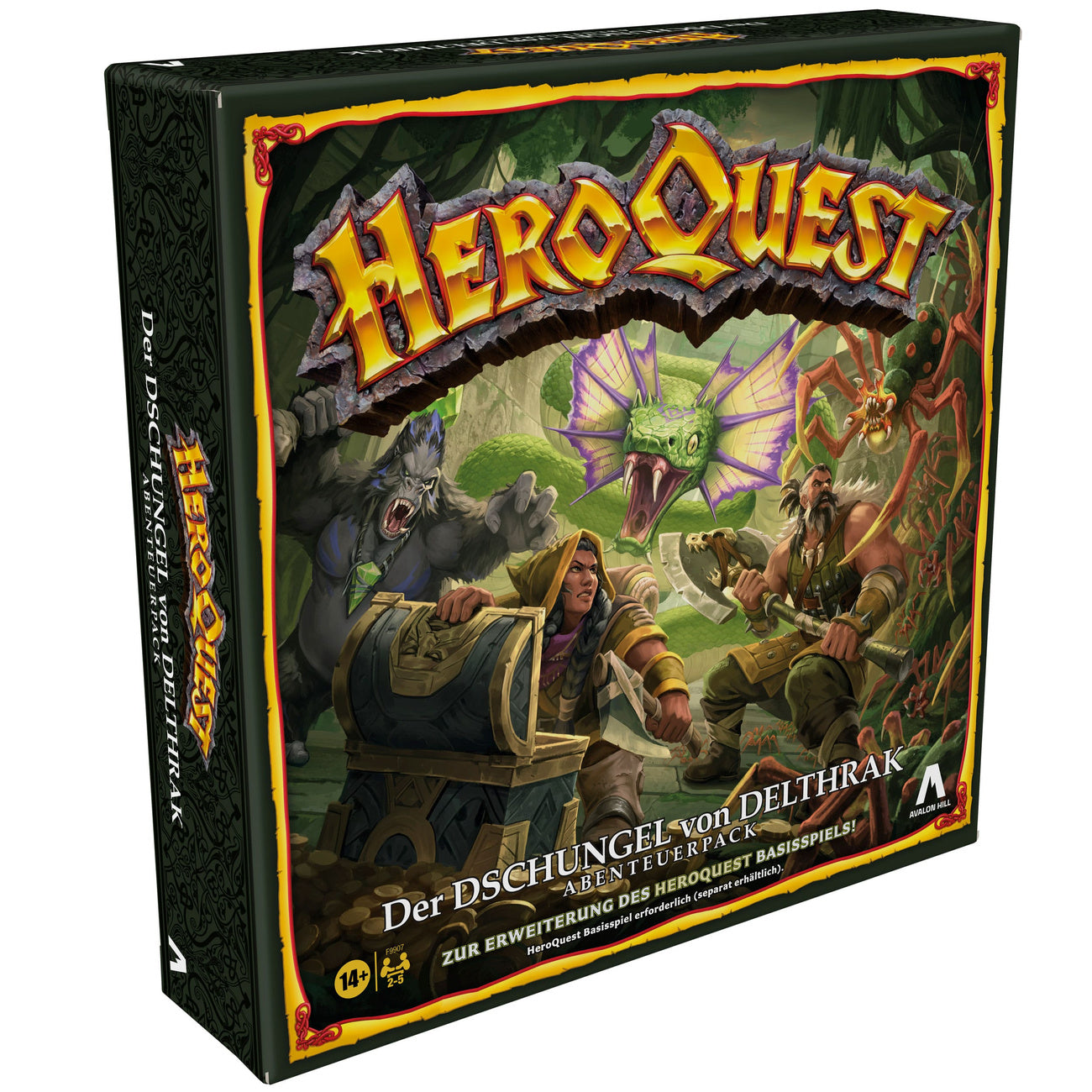 Produktbild HeroQuest Brettspiel-Erweiterung Der Dschungel von Delthrak Abenteuerpack *Deutsche Version*