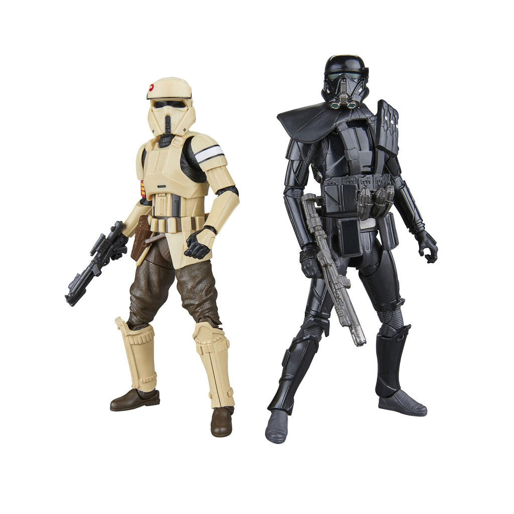 Produktbild Star Wars: Rogue One Black Series Actionfiguren 2er-Pack Shoretrooper & Death Trooper 15 cm
