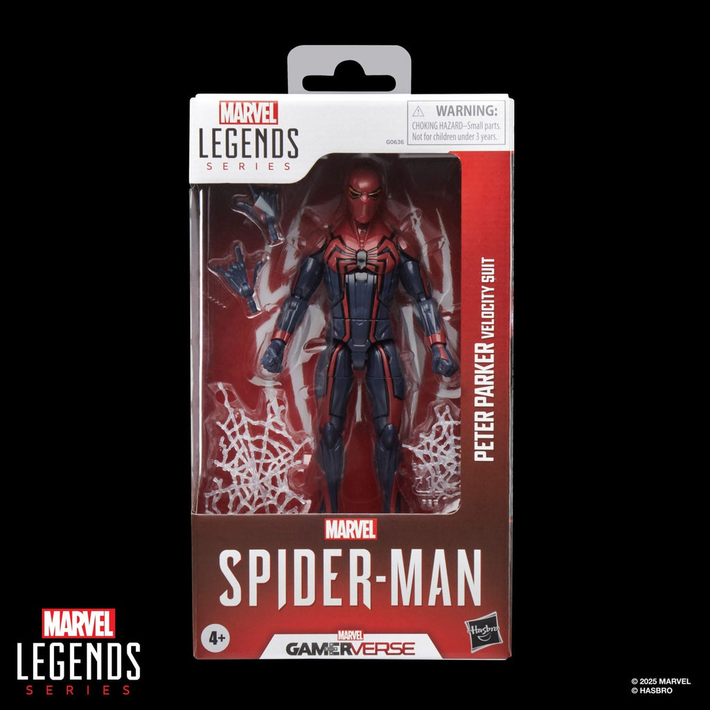 Produktbild Spider-Man Marvel Legends Gamerverse Actionfigur Peter Parker Velocity Suit 15 cm