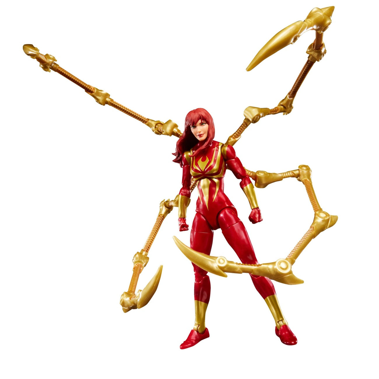Produktbild Marvel Legends Magic: The Gathering Actionfigur Mary Jane Watson (Iron Spider) (plus exklusive Foil-Karte) 15 cm