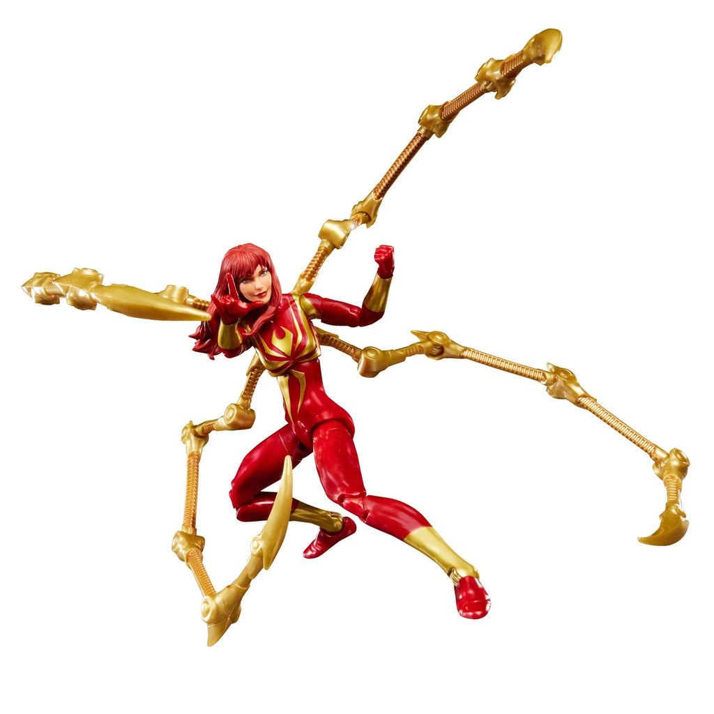Produktbild Marvel Legends Magic: The Gathering Actionfigur Mary Jane Watson (Iron Spider) (plus exklusive Foil-Karte) 15 cm