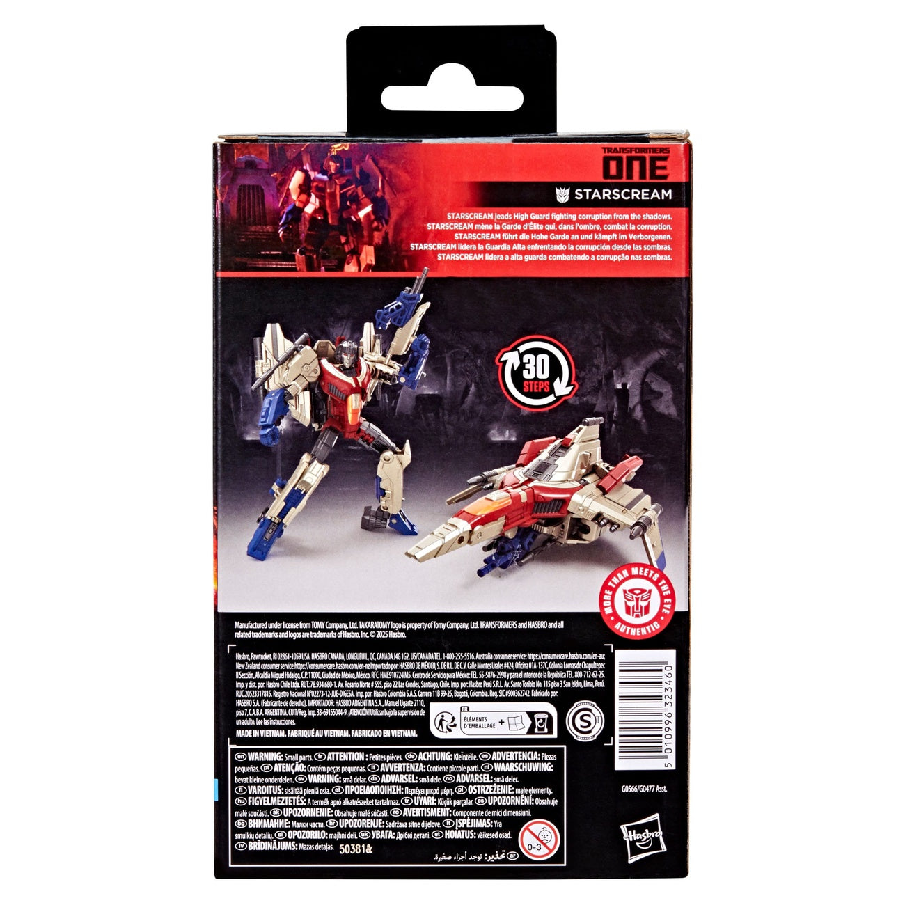 Produktbild Transformers One Studio Series Deluxe Class Actionfigur Starscream 11 cm