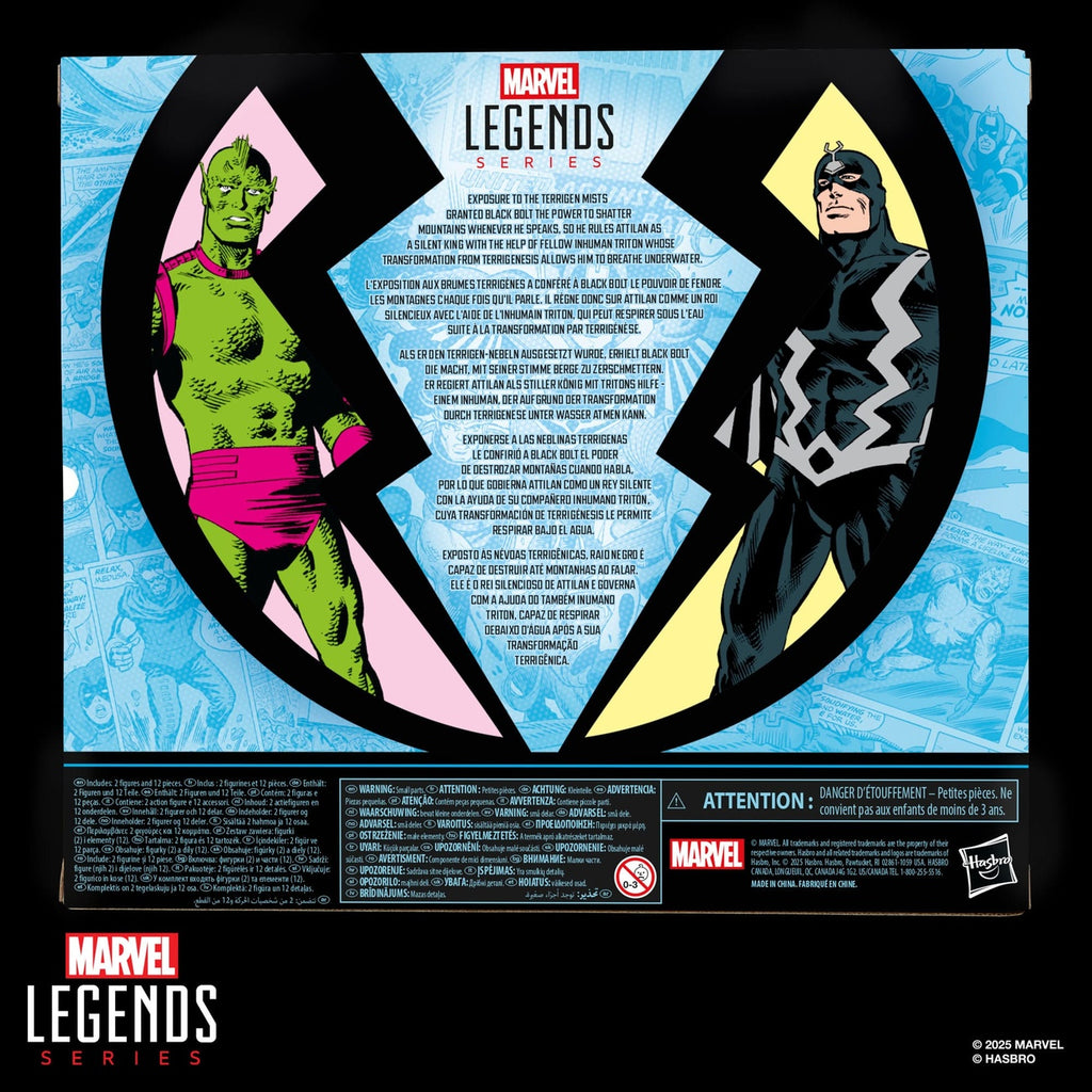 Product image Inhumans Marvel Legends Action Figures 2-Pack Black Bolt & Marvel's Triton 15 cm