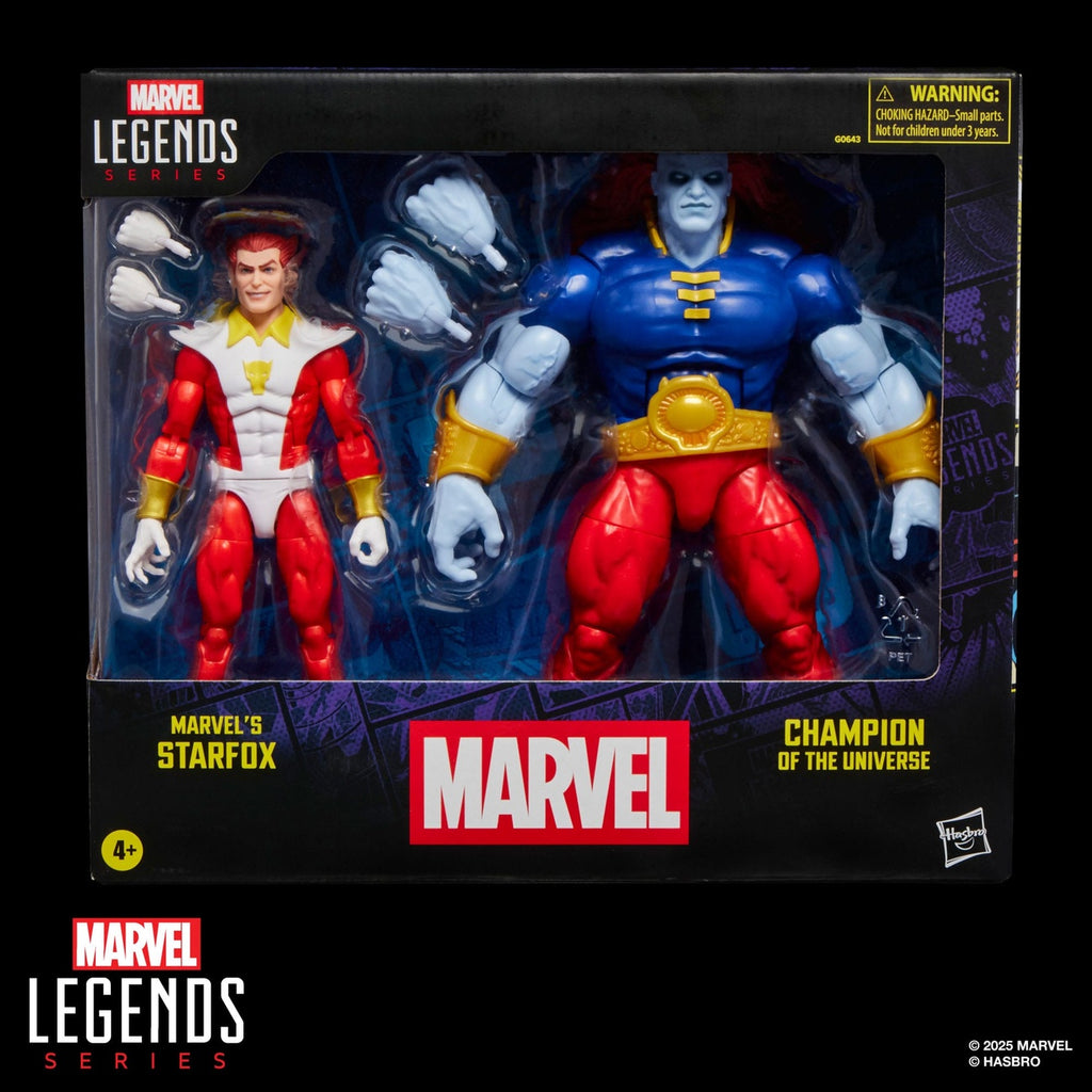 Produktbild Marvel Legends Actionfiguren 2er-Pack Marvel's Starfox & Champion of the Universe 15 cm