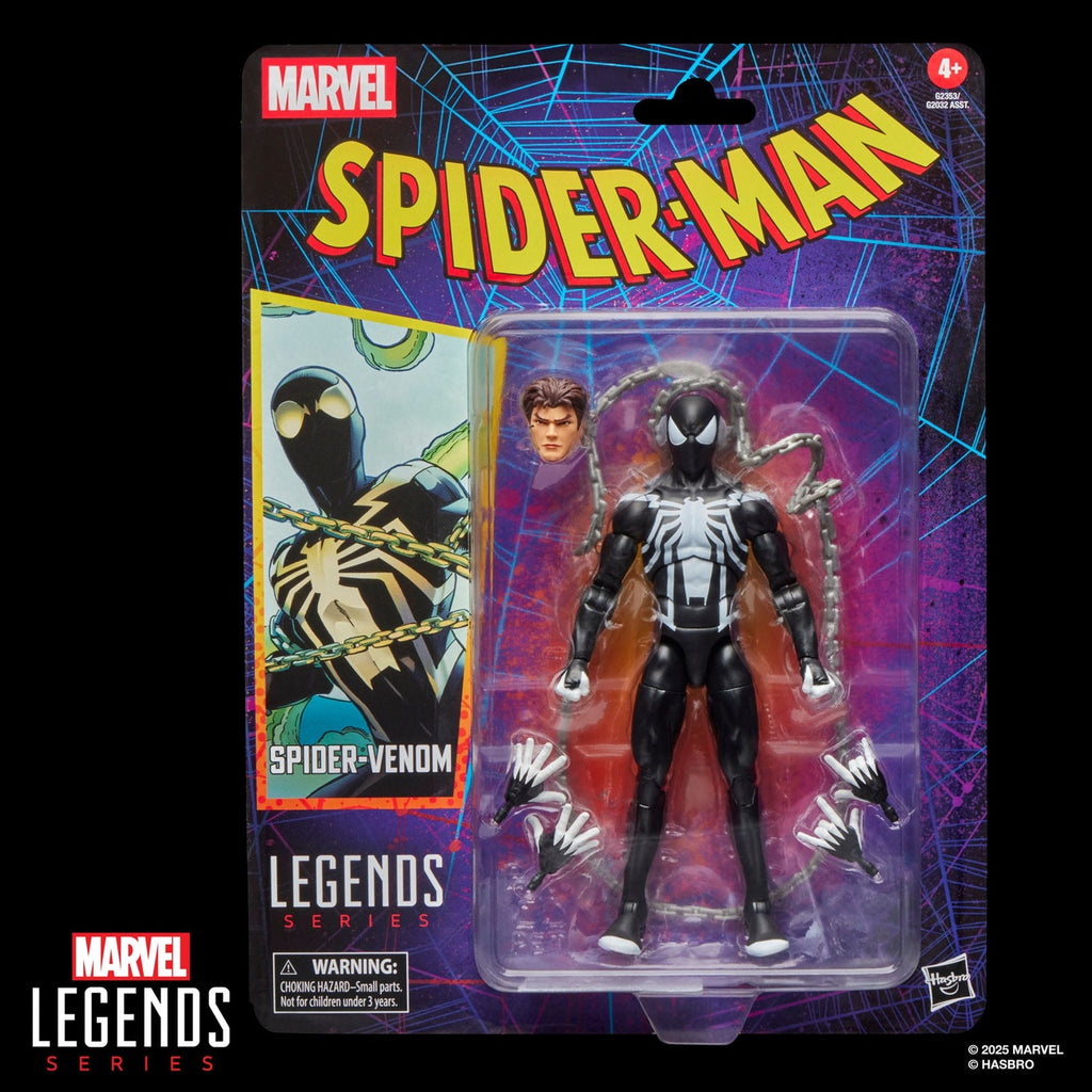 Produktbild Spider-Man Marvel Legends Retro Actionfigur Spider-Venom 15 cm