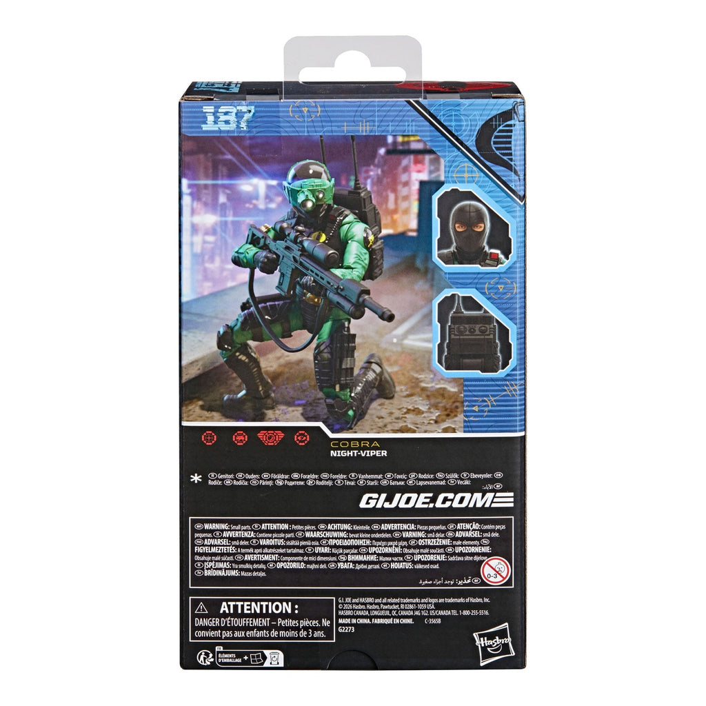 Produktbild G.I. Joe Classified Series Actionfigur Night-Viper 15 cm