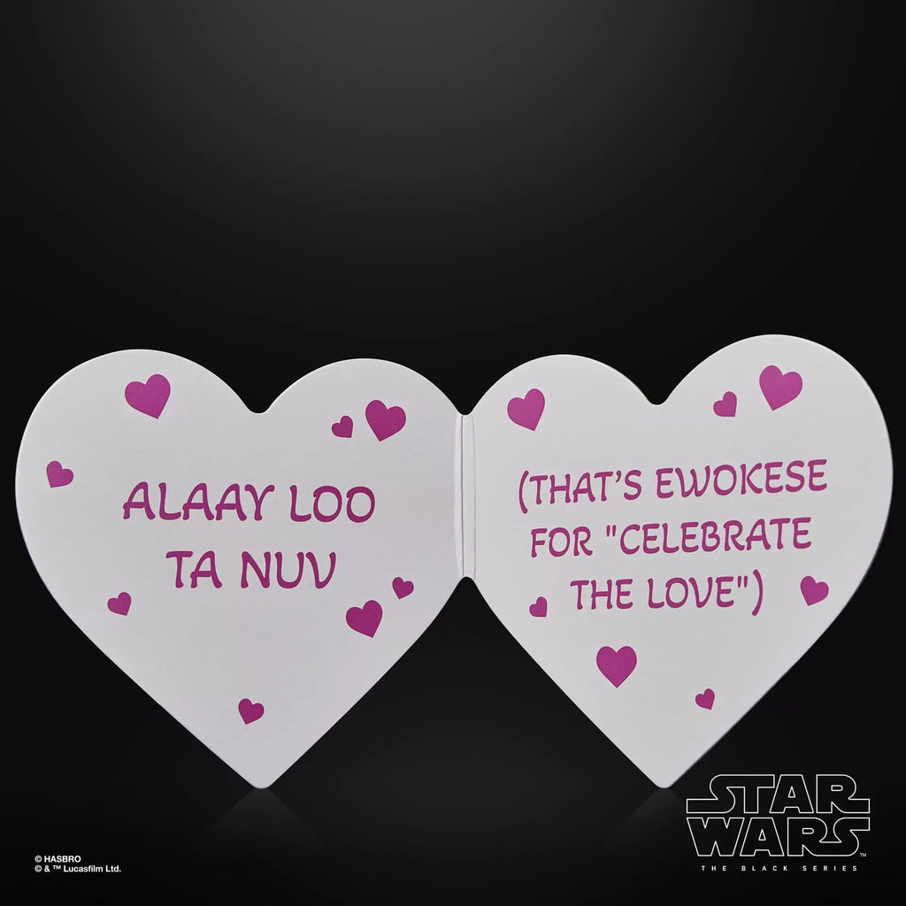 Produktbild Star Wars Black Series Actionfigur Ewok (Valentine’s Day Edition) 15 cm