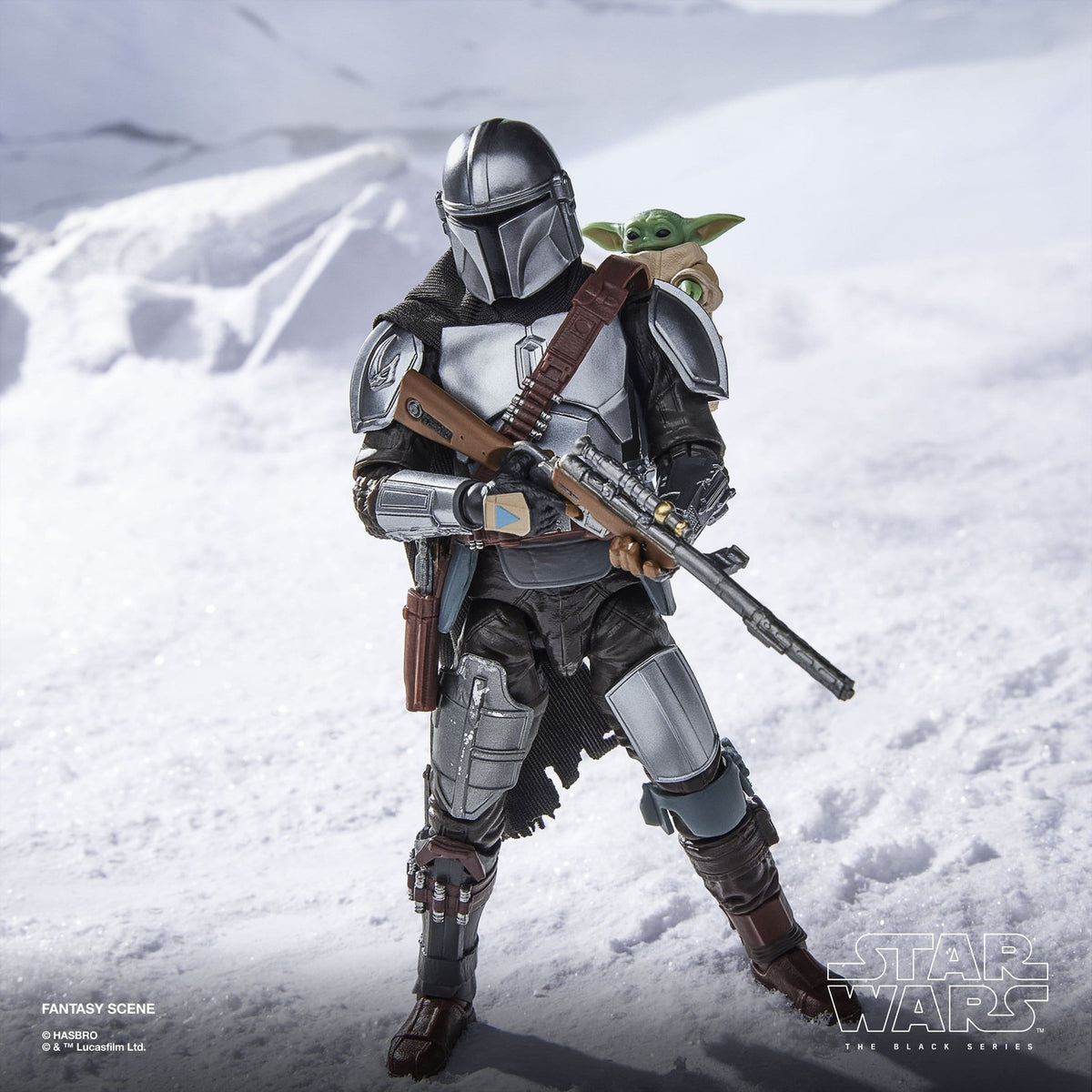 Produktbild Star Wars: The Mandalorian & Grogu Black Series Actionfigur The Mandalorian & Grogu 15 cm