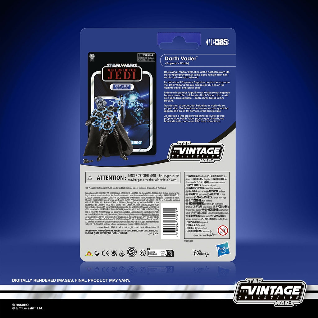 Produktbild Star Wars Episode VI Vintage Collection Actionfigur Darth Vader (Emperor's Wrath) 10 cm