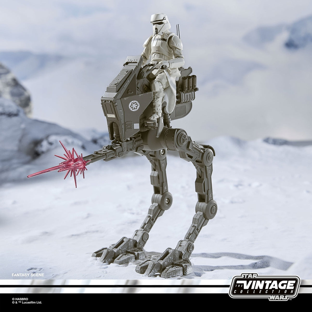 Produktbild Star Wars: The Mandalorian & Grogu Vintage Collection Fahrzeug Imperial Remnant AT-RT 10 cm
