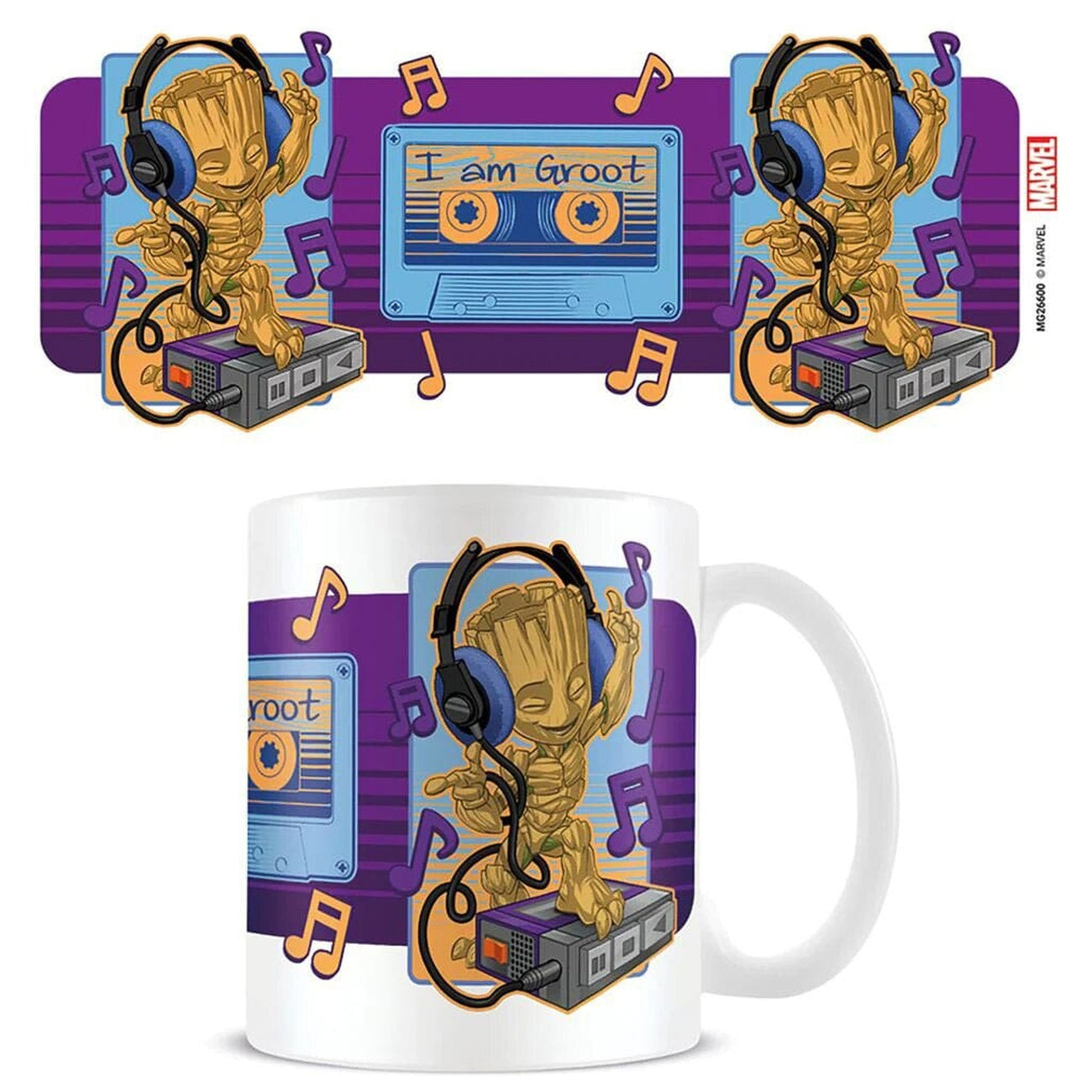 Produktbild Marvel Tasse Guardians of the Galaxy Groot Cassette