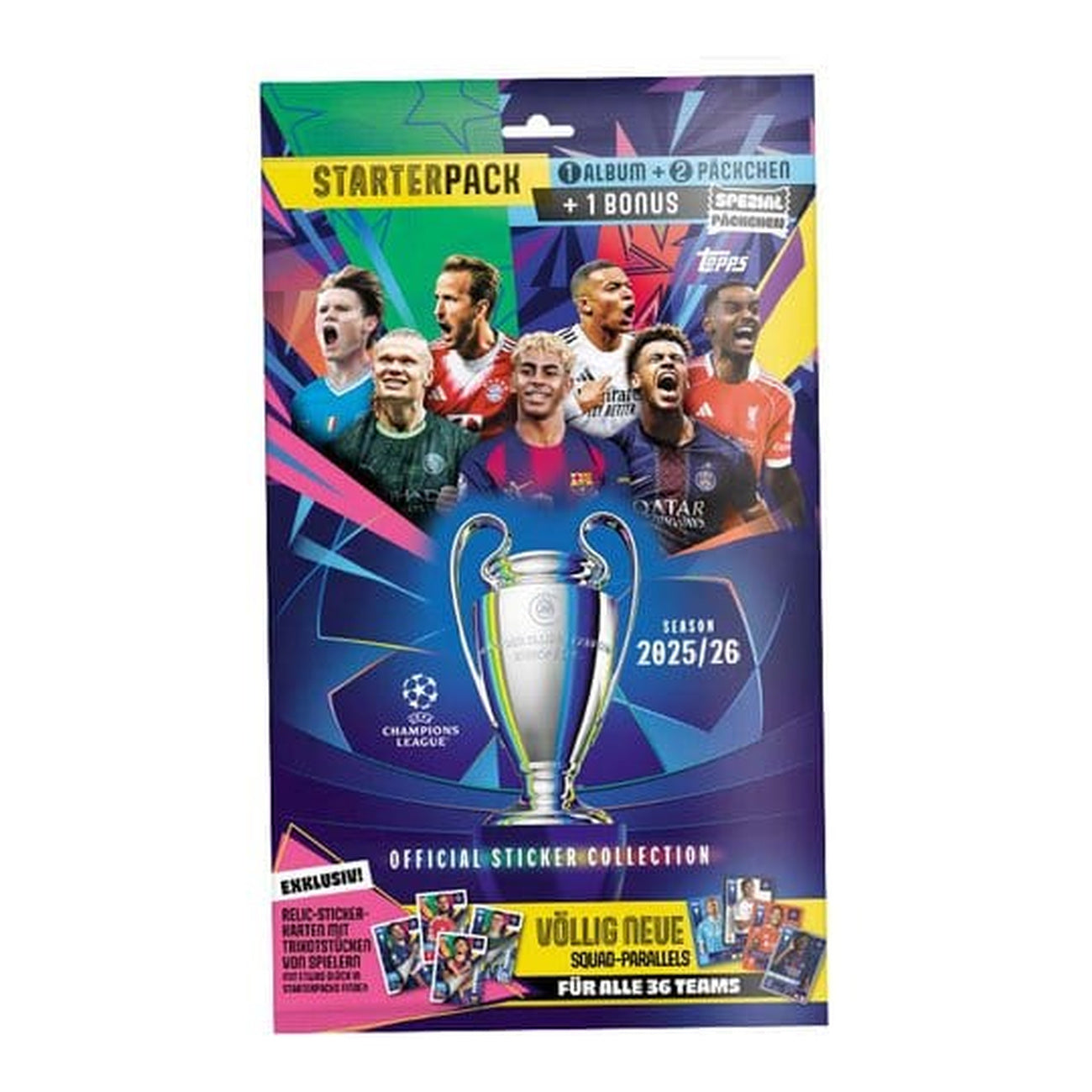 Produktbild UEFA Champions League 2025/26 Sticker Collection Starter Pack