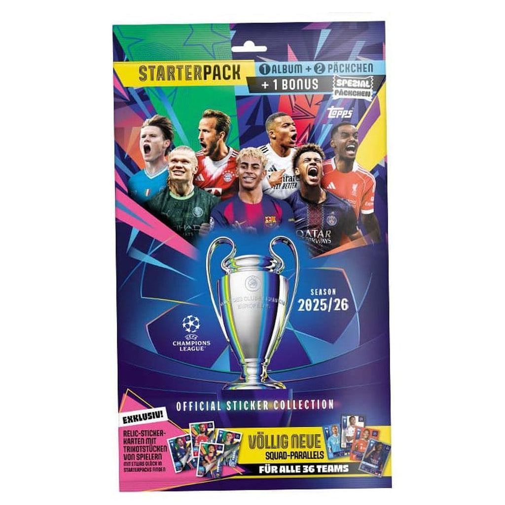 Produktbild UEFA Champions League 2025/26 Sticker Collection Starter Pack