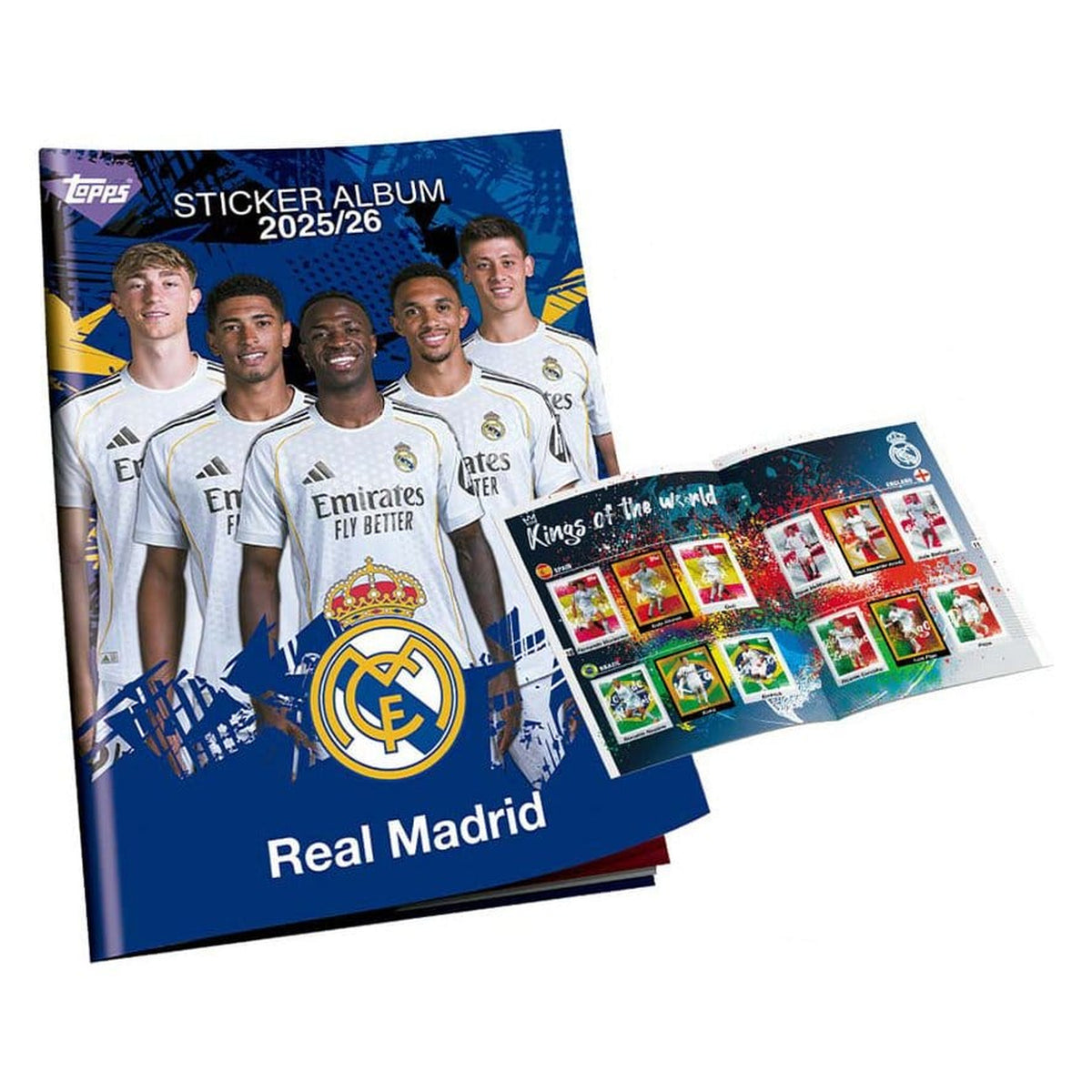 Produktbild Real Madrid 2025/26 Sticker Sammelalbum Set