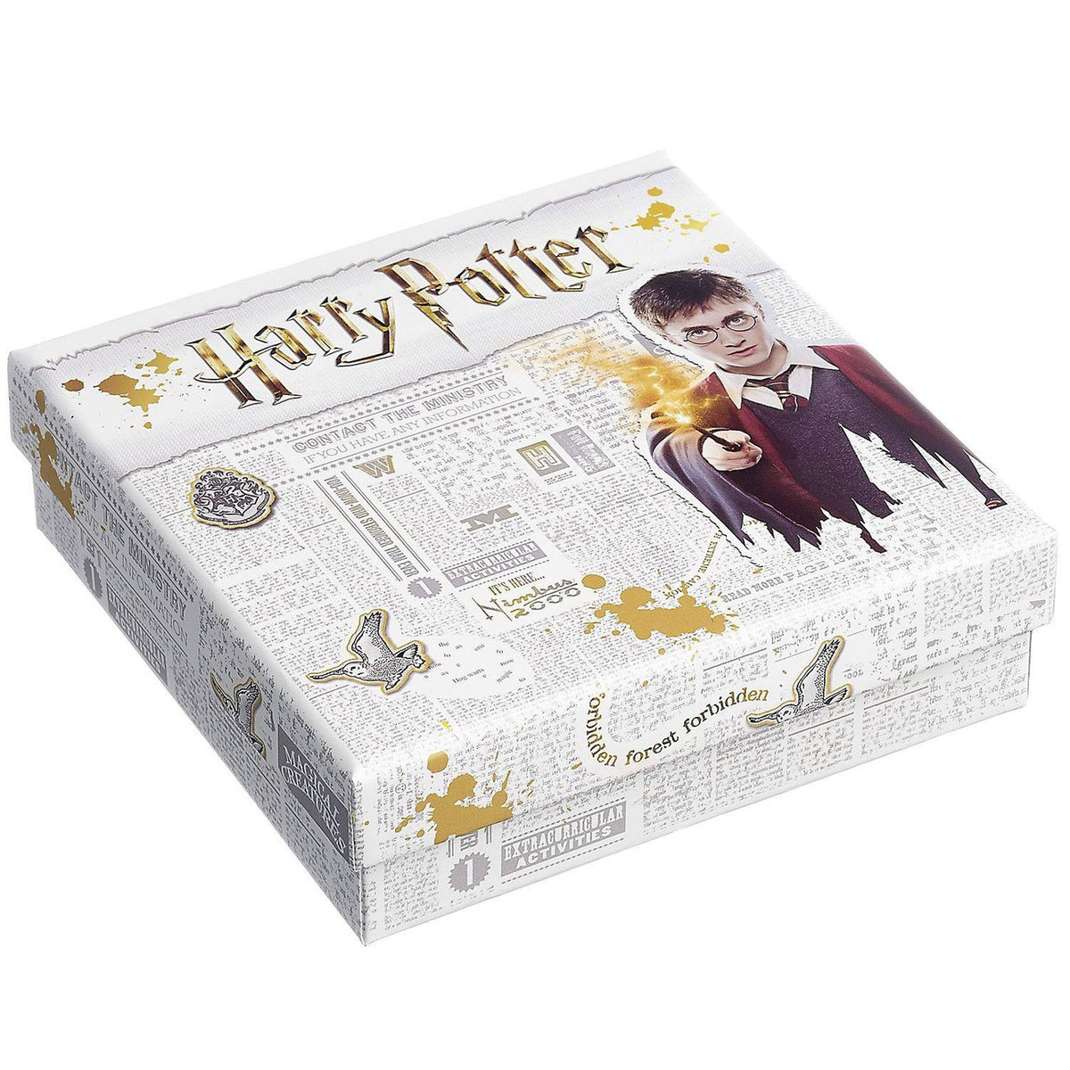 Produktbild Harry Potter Armband Anhänger Set Heiligtümer/Schnatz/3 Spruchperlen (versilbert)