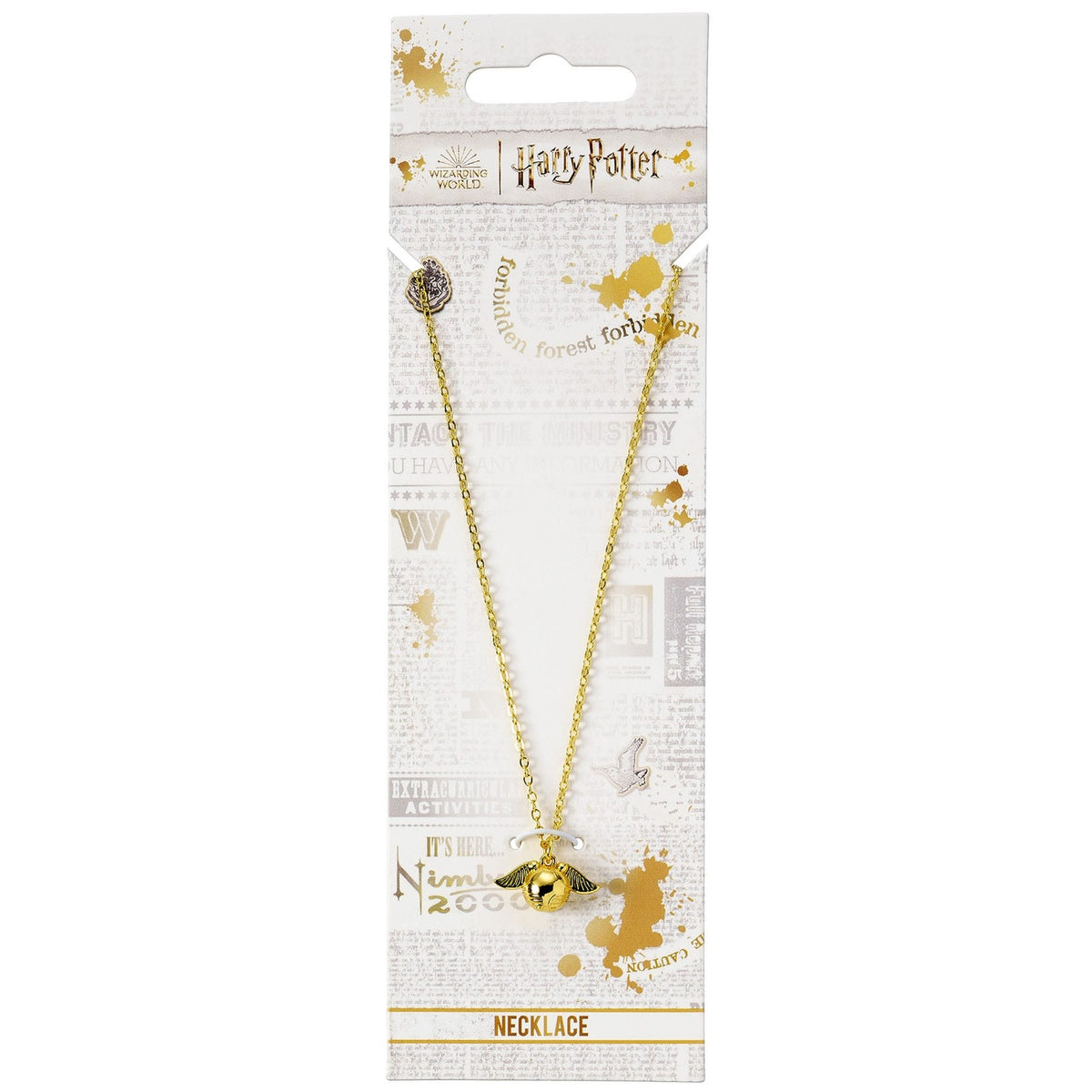 Product image Harry Potter Necklace Golden Snitch Pendant (Gold-Coloured)