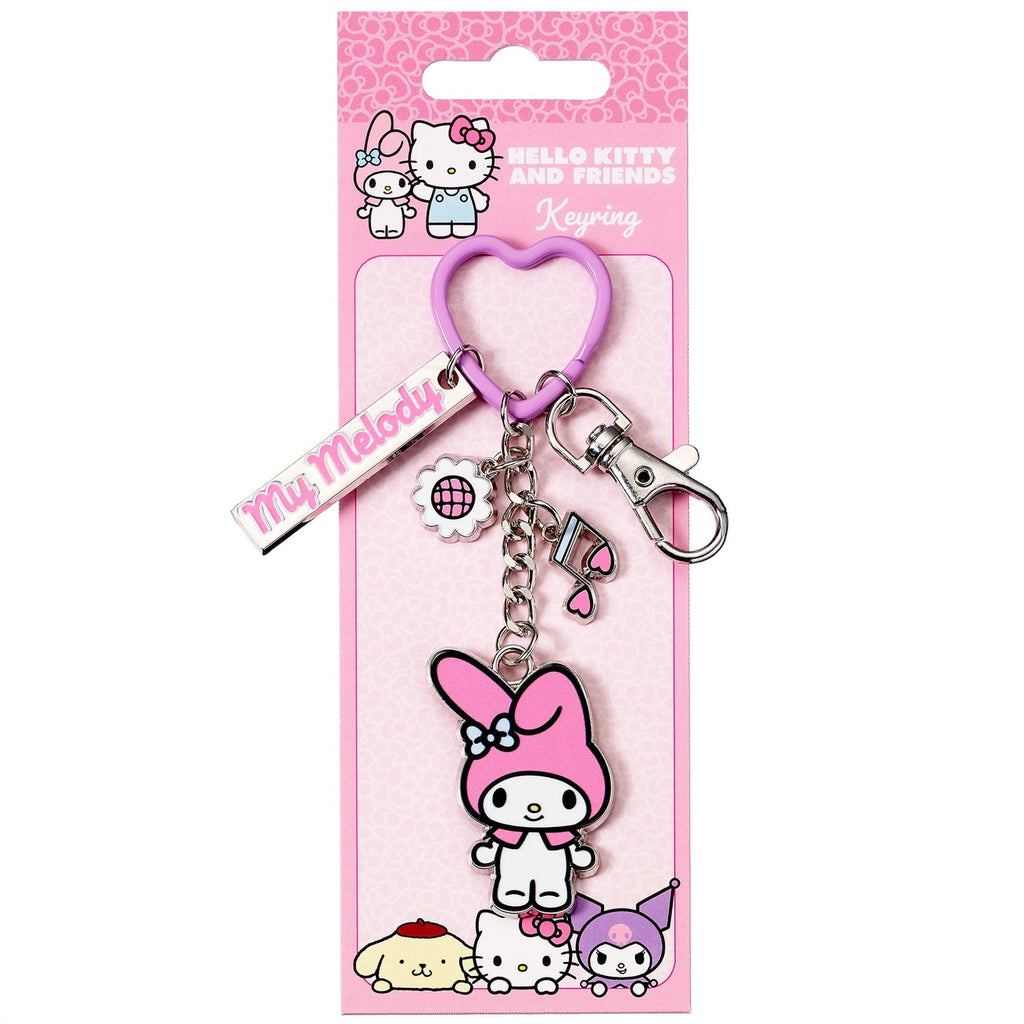 Produktbild Hello Kitty Schlüsselanhänger mit My Melody Anhänger 15 cm
