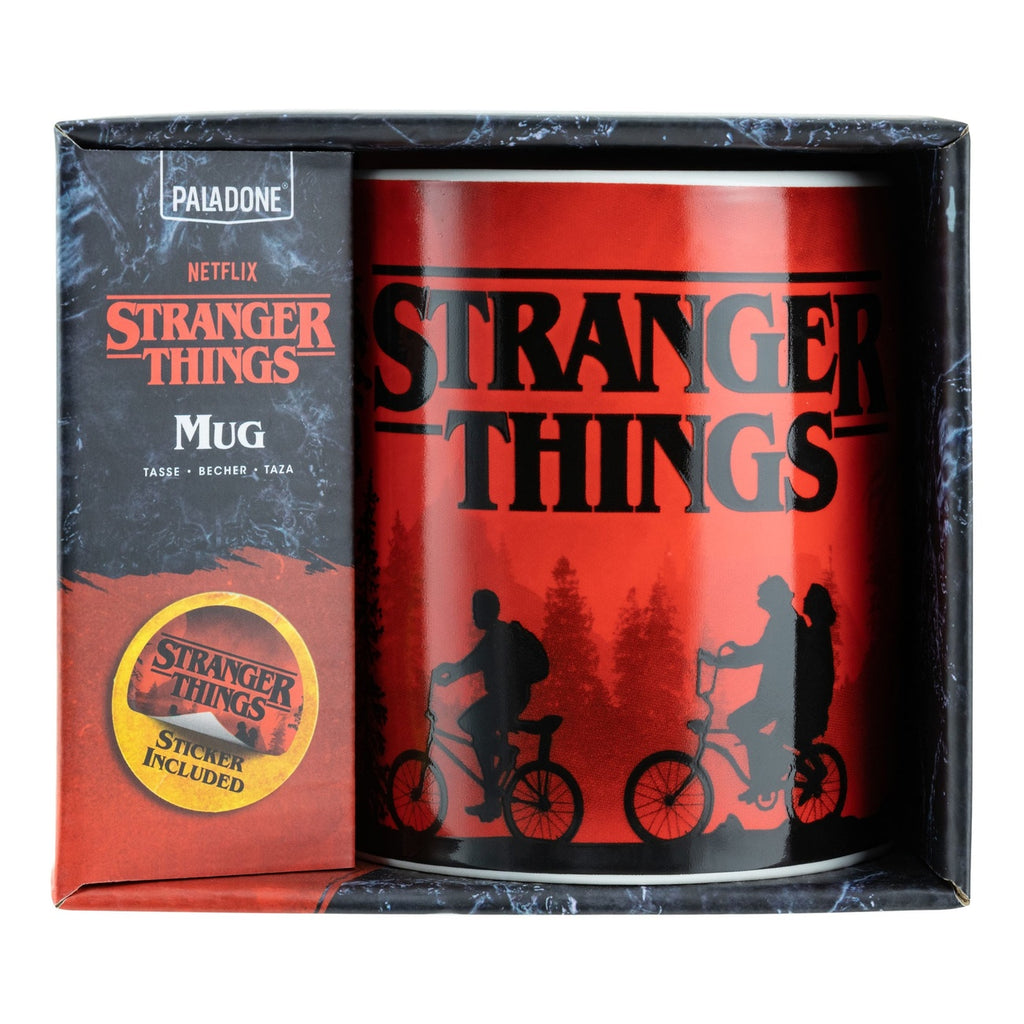 Produktbild Stranger Things Tasse mit Aufkleber XL