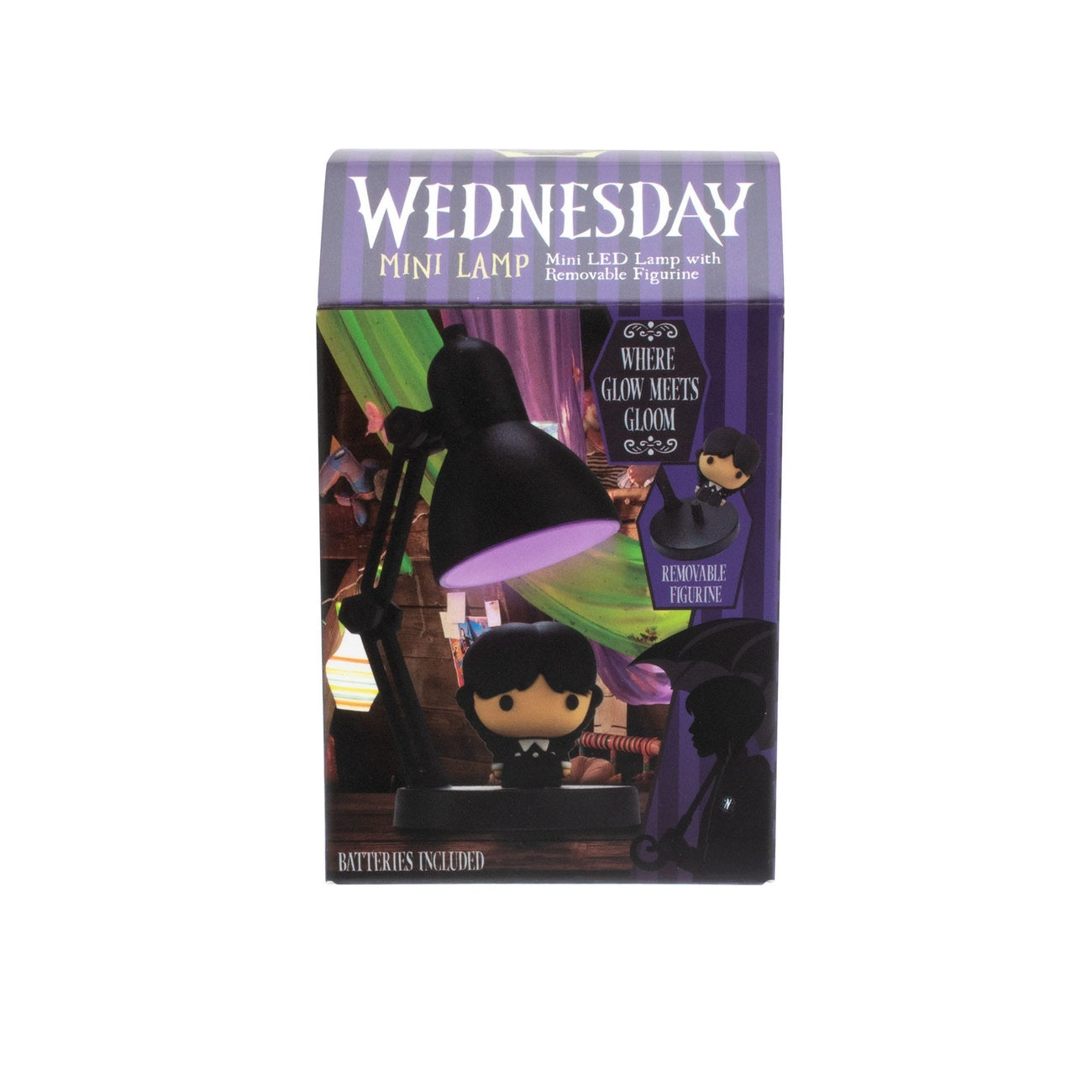 Produktbild Wednesday Mini LED-Lampe mit Figur 10 cm