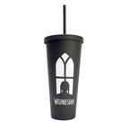 Produktbild Wednesday Tumbler mit Trinkhalmen 485 ml