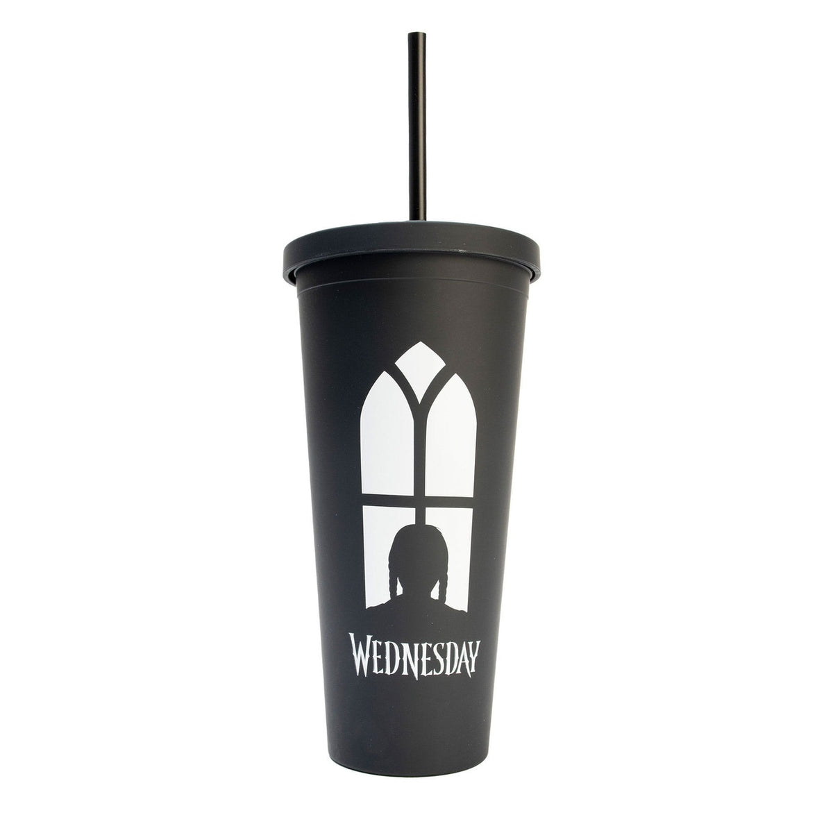 Produktbild Wednesday Tumbler mit Trinkhalmen 485 ml