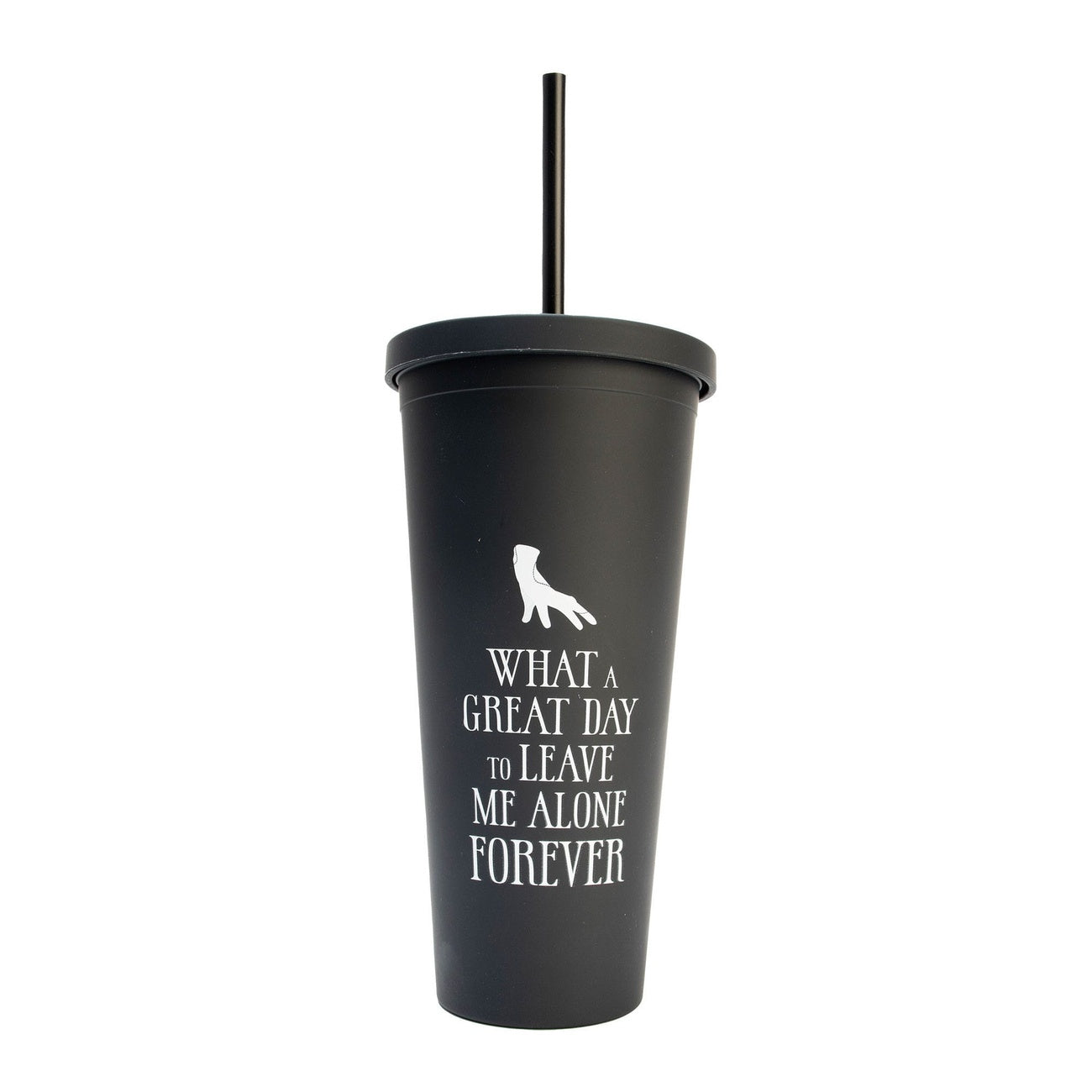 Produktbild Wednesday Tumbler mit Trinkhalmen 485 ml