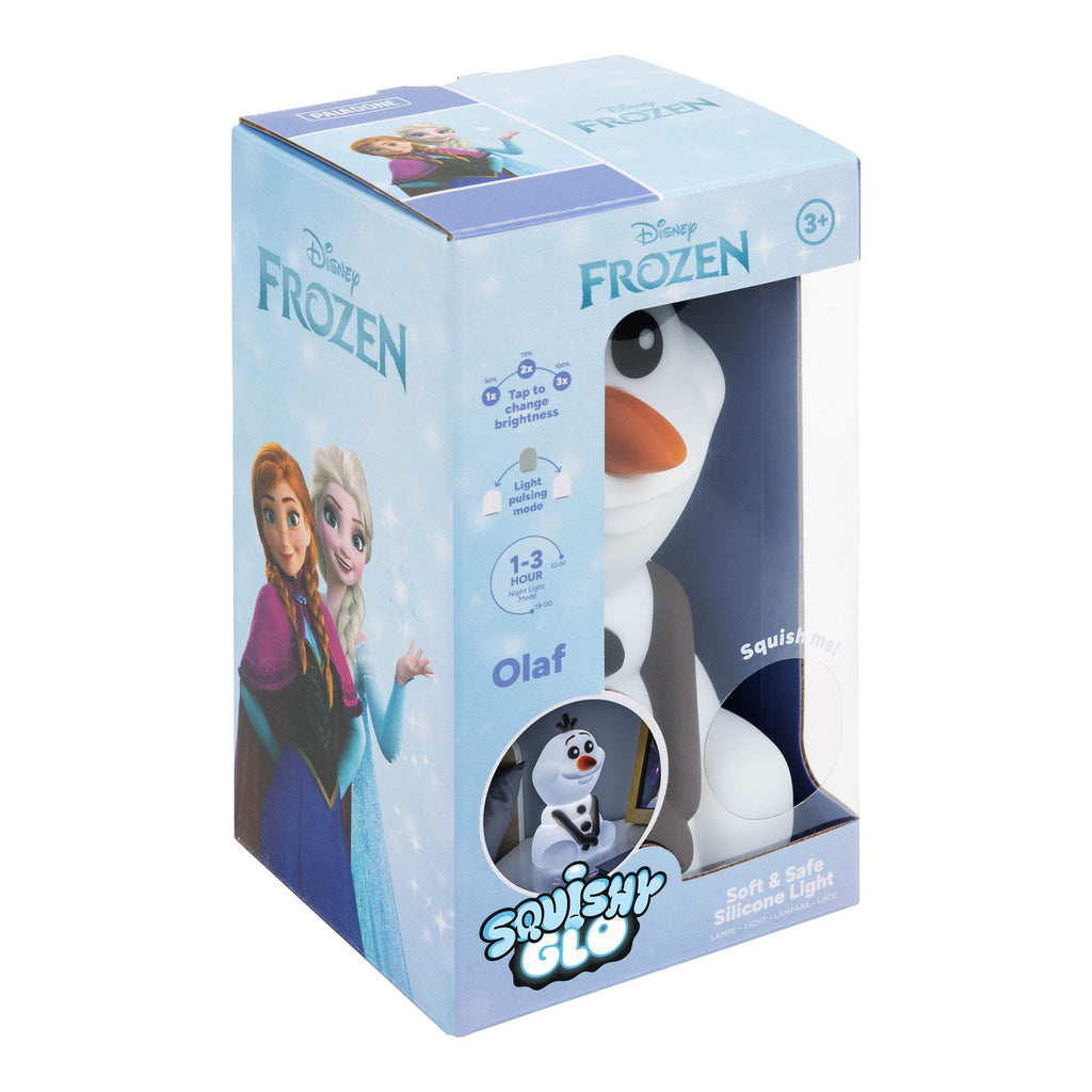 Produktbild Die Eiskönigin Völlig unverfroren Squishy Glo Silikon-Leuchte Olaf 15 cm