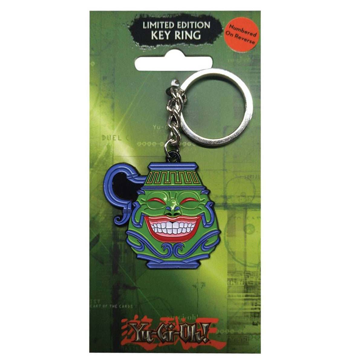 Produktbild Yu-Gi-Oh! Metall Schlüsselanhänger Pot of Greed Limited Edition
