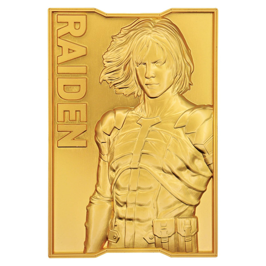 Produktbild Metal Gear Solid 2 Metallbarren Raiden 24k Gold Plated Limited Edition