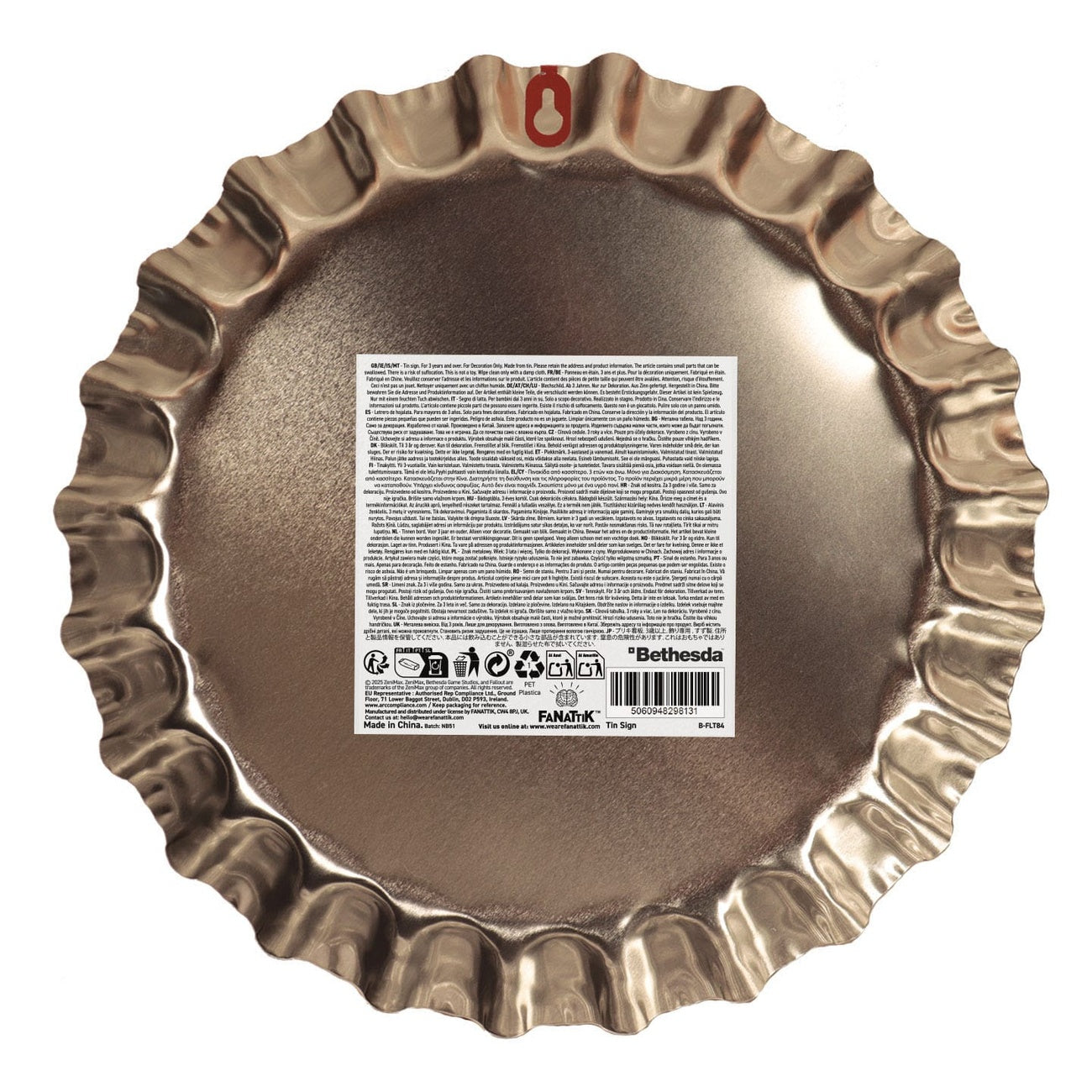Produktbild Fallout Blechschild Sunset Sarsaparilla Bottle Cap