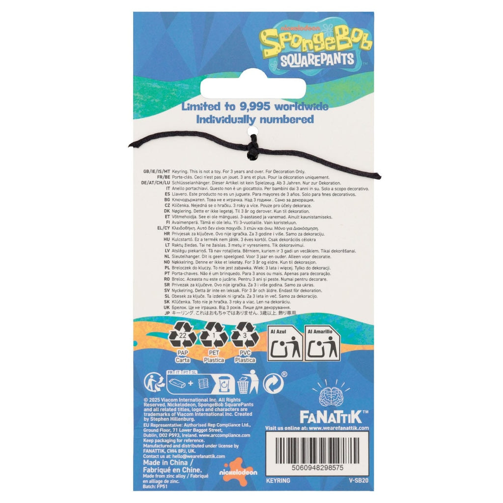 Product image SpongeBob SquarePants Keychain Driver License Limited Edition