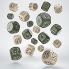 Produktbild Fortress Compact D6 Würfel Set Beige&Olive (20)