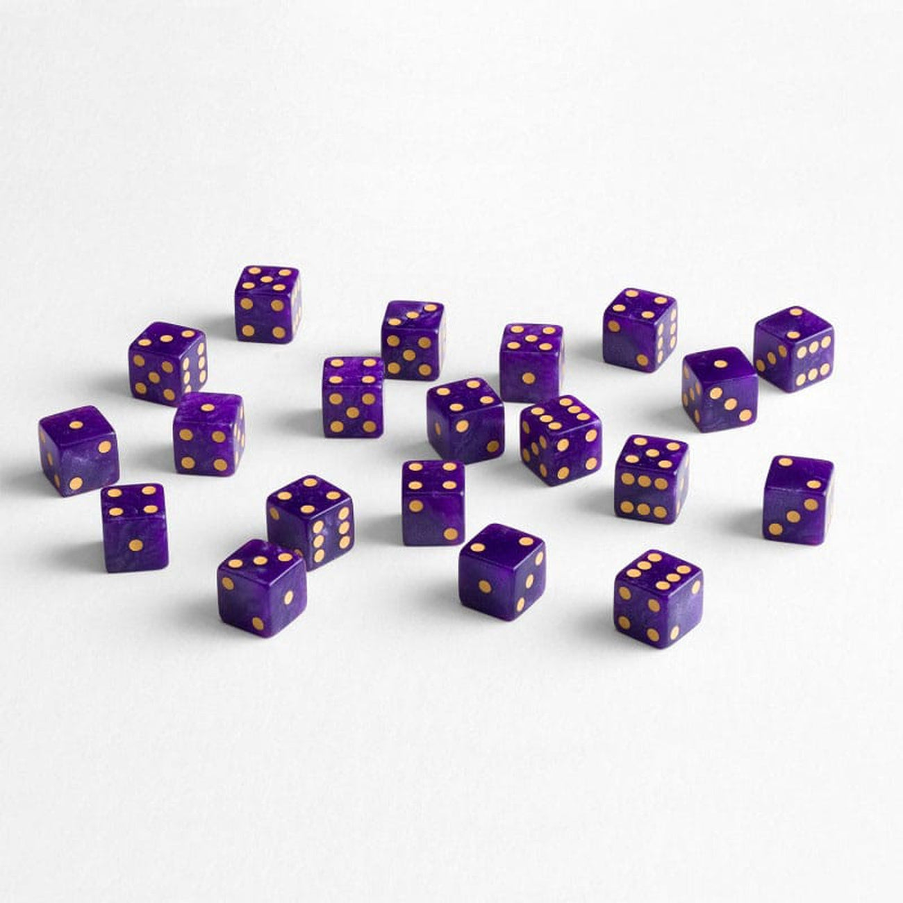 Product image Q Workshop Dice Set Full Pack D6 Shimmering Purple (20)