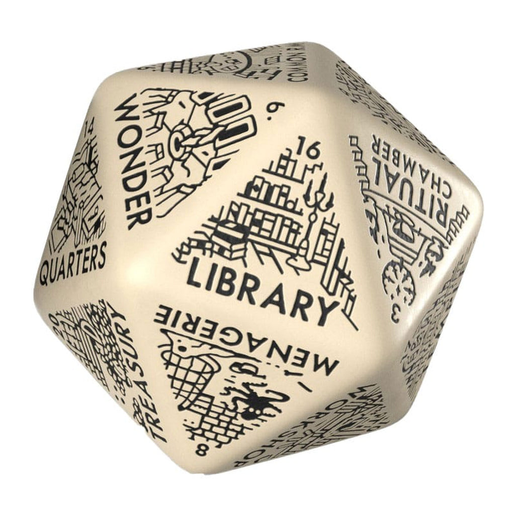 Produktbild Viridian Würfel Jumbo Würfel Dungeon Room Generator D20 Beige