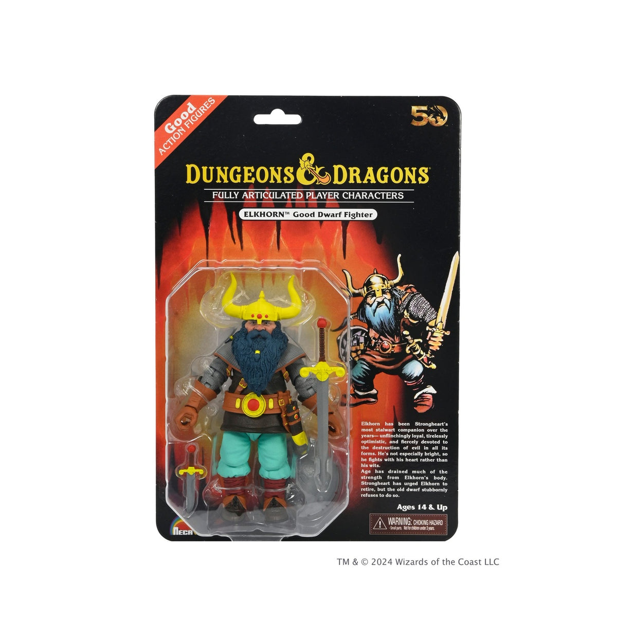 Produktbild Dungeons and Dragons Scale Actionfigur 50th Anniversary Elkhorn on Blister Card 18 cm