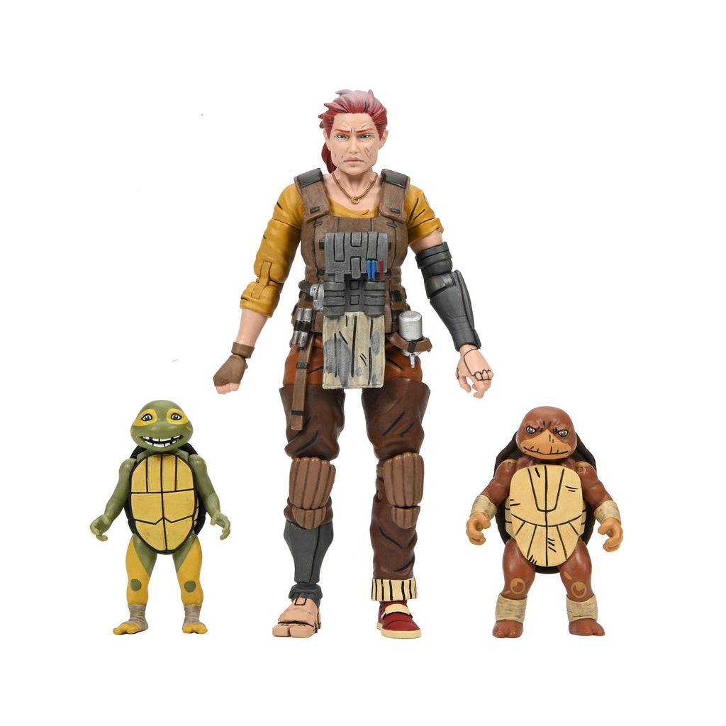 Produktbild Teenage Mutant Ninja Turtles (The Last Ronin The Lost Years) Actionfigur Grammy April with Baby Yi & Moja 18 cm