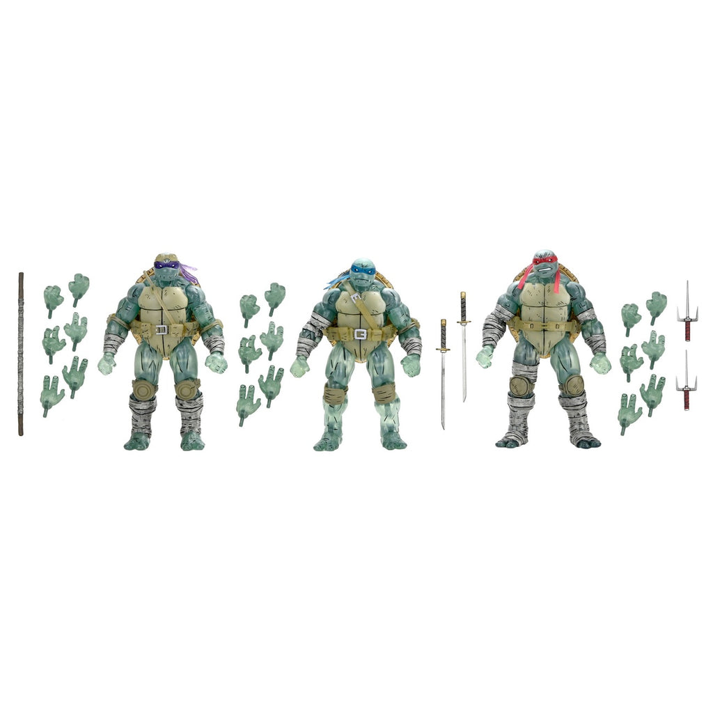 Produktbild Teenage Mutant Ninja Turtles (The Last Ronin) Actionfiguren 3er-Pack Ghost Brothers 18 cm
