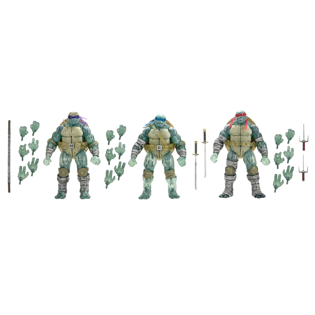 Produktbild Teenage Mutant Ninja Turtles (The Last Ronin) Actionfiguren 3er-Pack Ghost Brothers 18 cm