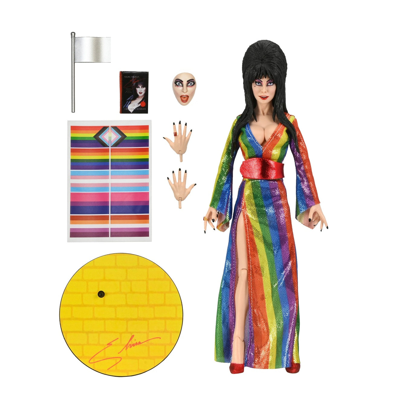 Produktbild Elvira, Mistress of the Dark Clothed Actionfigur Over the Rainbow Elvira 20 cm