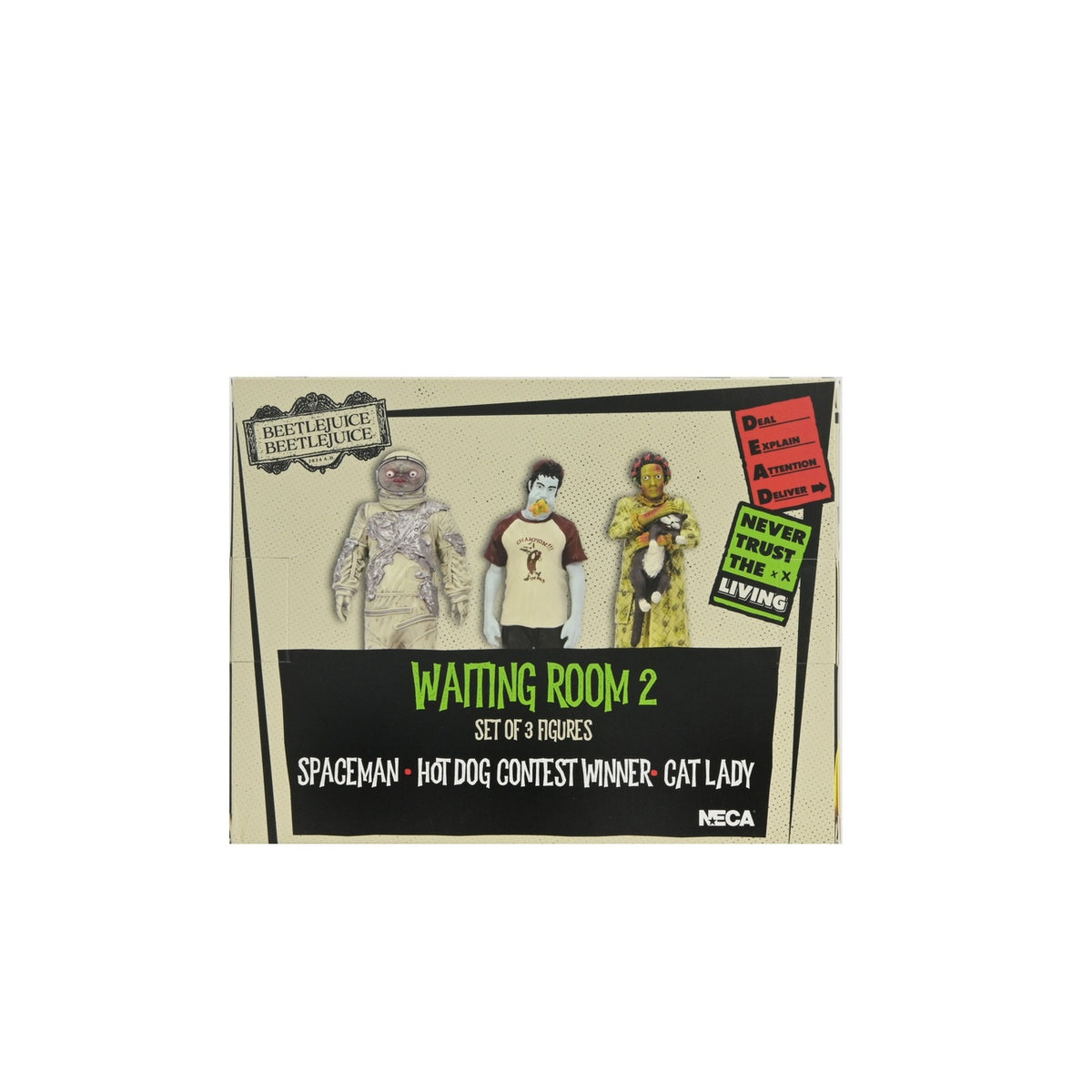 Produktbild Beetlejuice Beetlejuice Figuren 3er-Pack Waiting Room 2 10 cm