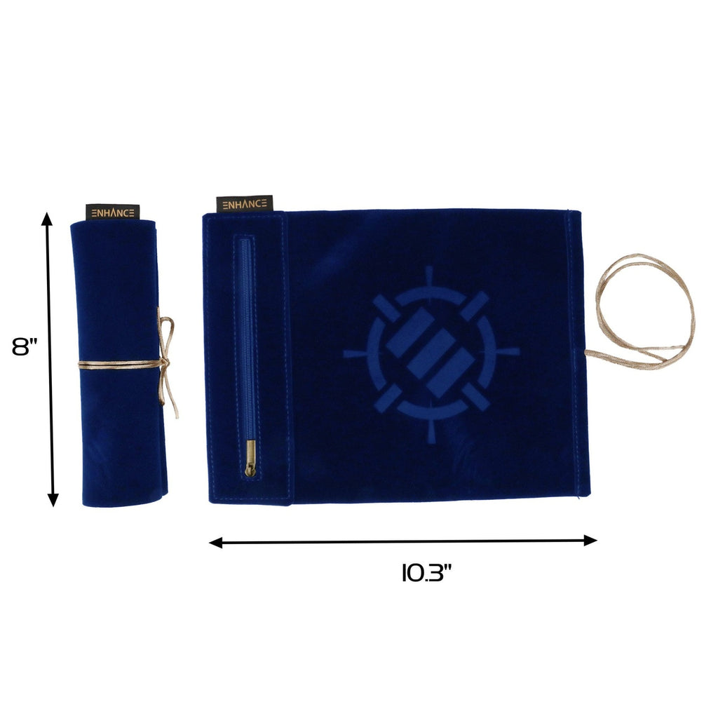 Produktbild Enhance Tabletop Roll on a Scroll Würfeltasche mit Würfel Blau